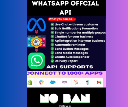 Official  WHATSAPP  API Auto BOT